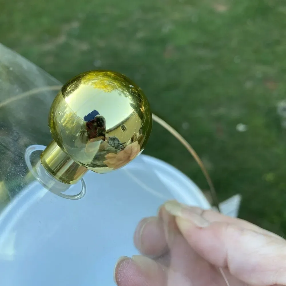Mid century Modern gold tone Ice Bucket